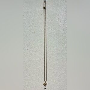 Isadora Gold-tone Key Pendant Necklace